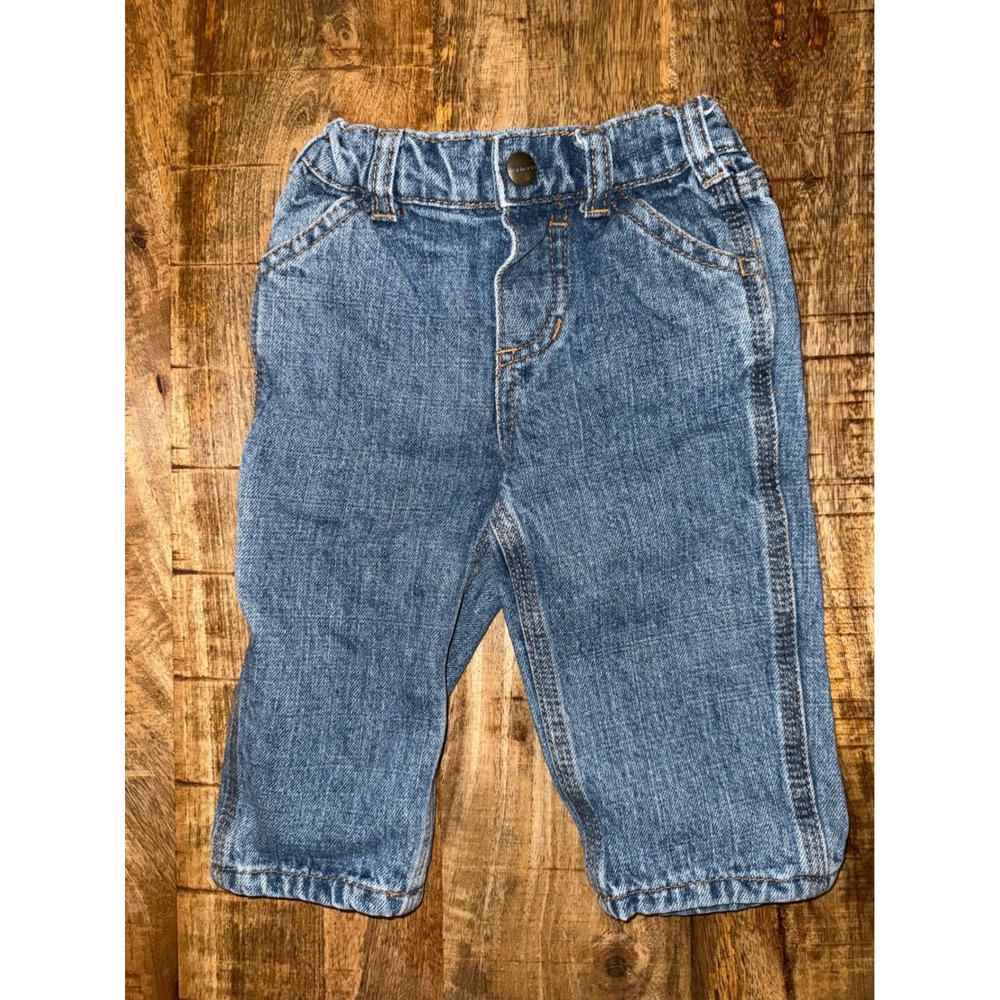 Carhartt Baby Boys Denim Carpenter Jeans Medium Wash 9 Months